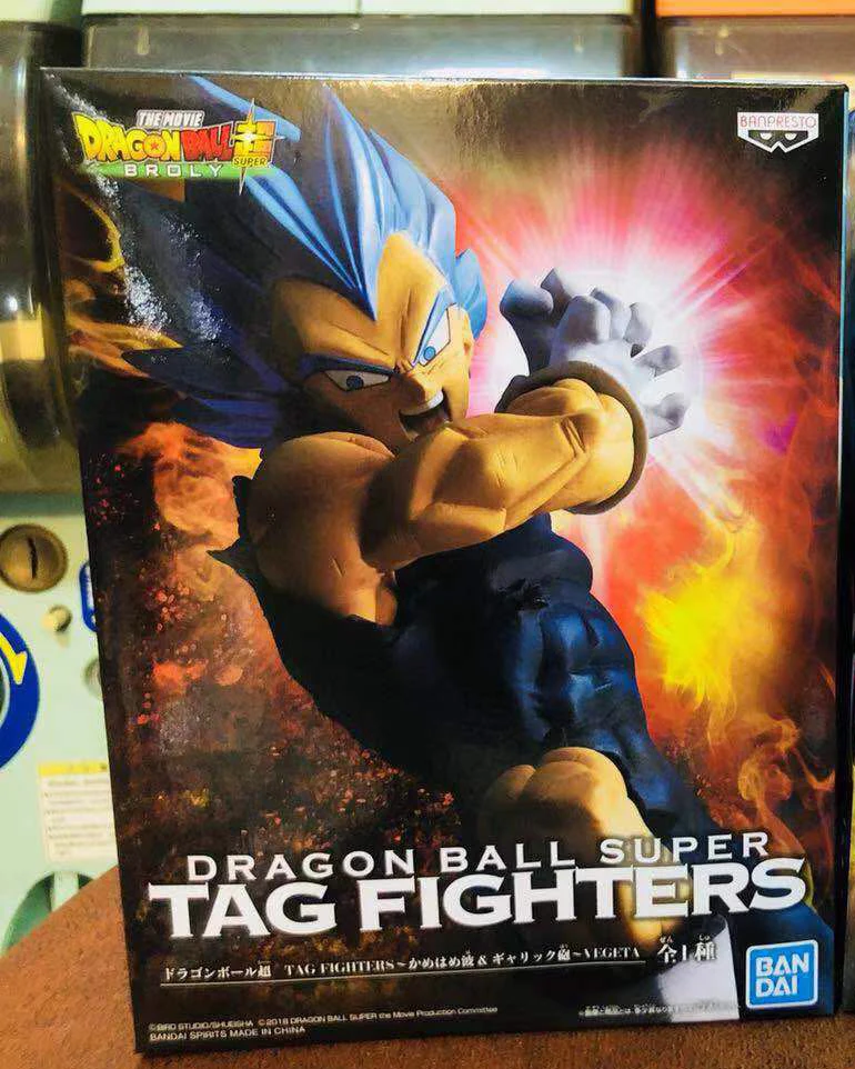 Оригинальная фигурка Banpresto TAG fightors Kamehameha& Galick Gun-VEGETA SSGSS от "Dragon Ball SUPER"