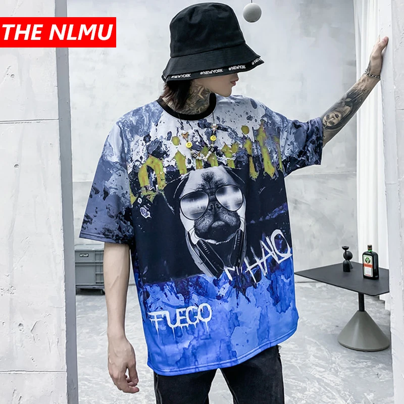 Mens Harajuku T-shirts Dog Funny Print Short Sleeve T Shirt Hip Hop Streetwear 2020 Summer Men Casual T-Shirt Tops Tees WG794 Mens Harajuku T-shirts Dog Funny Print Short Sleeve T Shirt Hip Hop Streetwear 2020 Summer Men Casual T-Shirt Tops Tees WG794