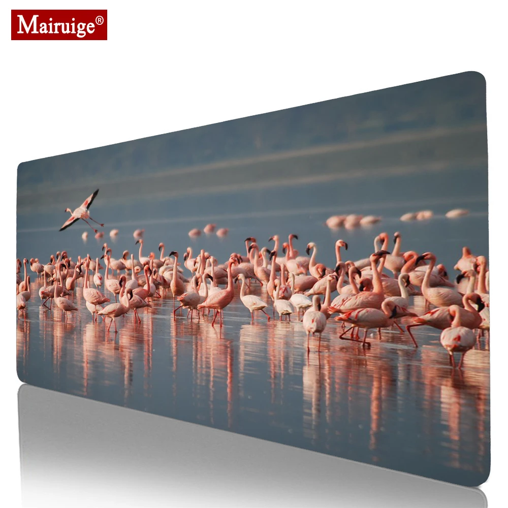 

Phoenicopteridae Pink Mouse Pad Kawaii DIY Custom Desk Mat Persona Mause Carpet Best Game Mat Large Mousepad Keyboard Pad