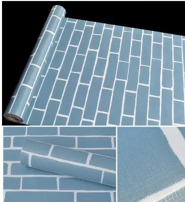 brick pattern waterproof self-adhesive wallpaper self-adhesive wallpaper  imitation brick stickers 3 meter  long color 05