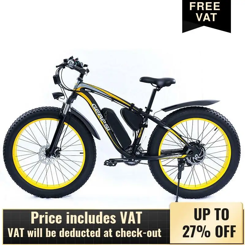 Большие колеса Электрический велосипед для взрослых 26-дюймовые электрические