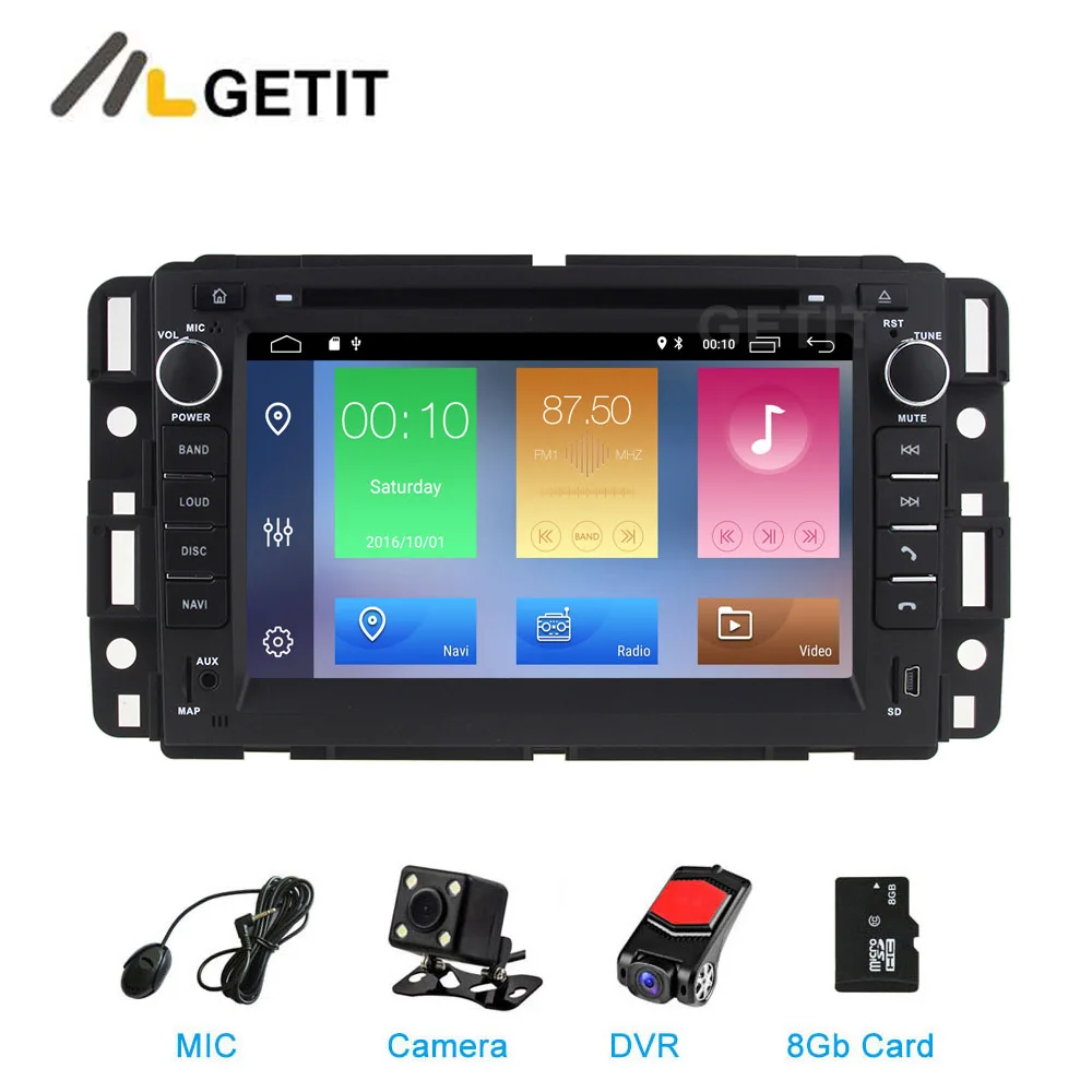 DSP Android 9 Автомобильный DVD стерео радио плеер GPS навигация для GMC Chevrolet Chevy Yukon Sierra Tahoe