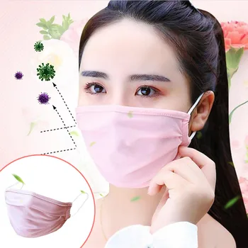 

Mouth Protector Mask 1 Pcs Thin Sunscreen Ice Silk Breathable Wash Anti-Ultraviolet reusable Washable Cycling Outdoor Face Cover