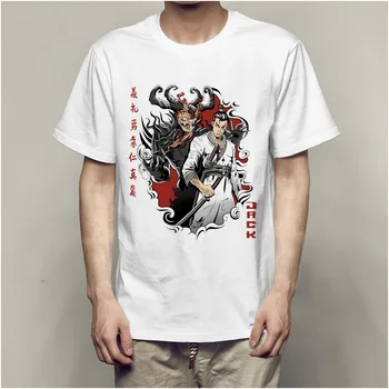 

GONTHWID Animated Print Tee Shirts Streetwear Hip Hop Punk Rock Short Sleeve Tie Dye Tshirts Hipster Tops