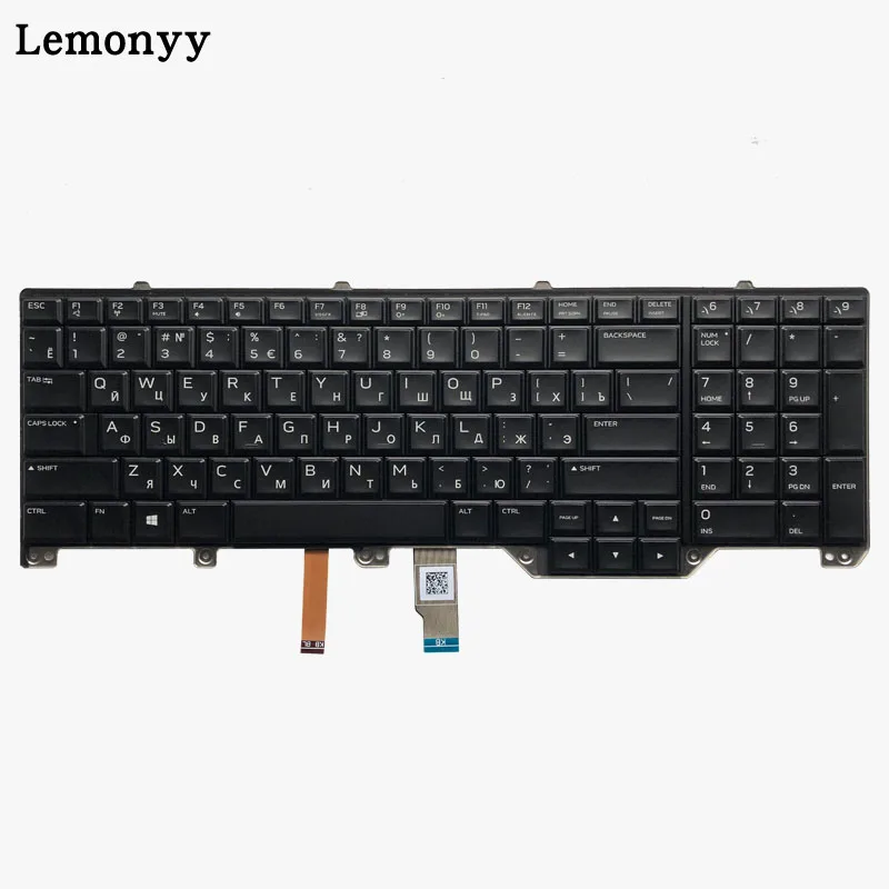 Новая русская клавиатура для ноутбука DELL Alienware M17 17 R4 R5 клавиатура с подсветкой 0NKN1D PK131QB1A06