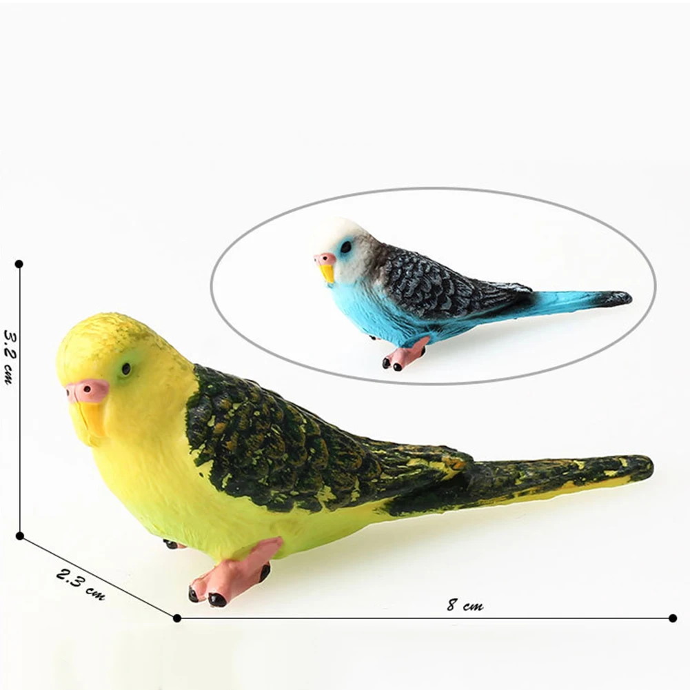 Искусственный лес моделирование милый попугай птица фигурка мини ремесло животное модель сад газон двор домашний кукольный домик орнамент Декор