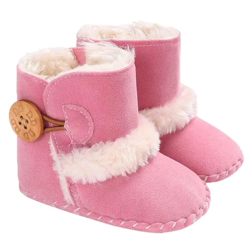 Tanie Zimowe ciepłe noworodki śniegowe buty dziewczęce chłopcy codzienny