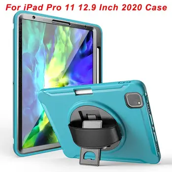 

Case For iPad Pro 11 12.9 2020 Cover Shockproof Protector Case For iPad Pro 11 12.9 Inch 2020 Cases Dual Layer PC + TPU Tablet