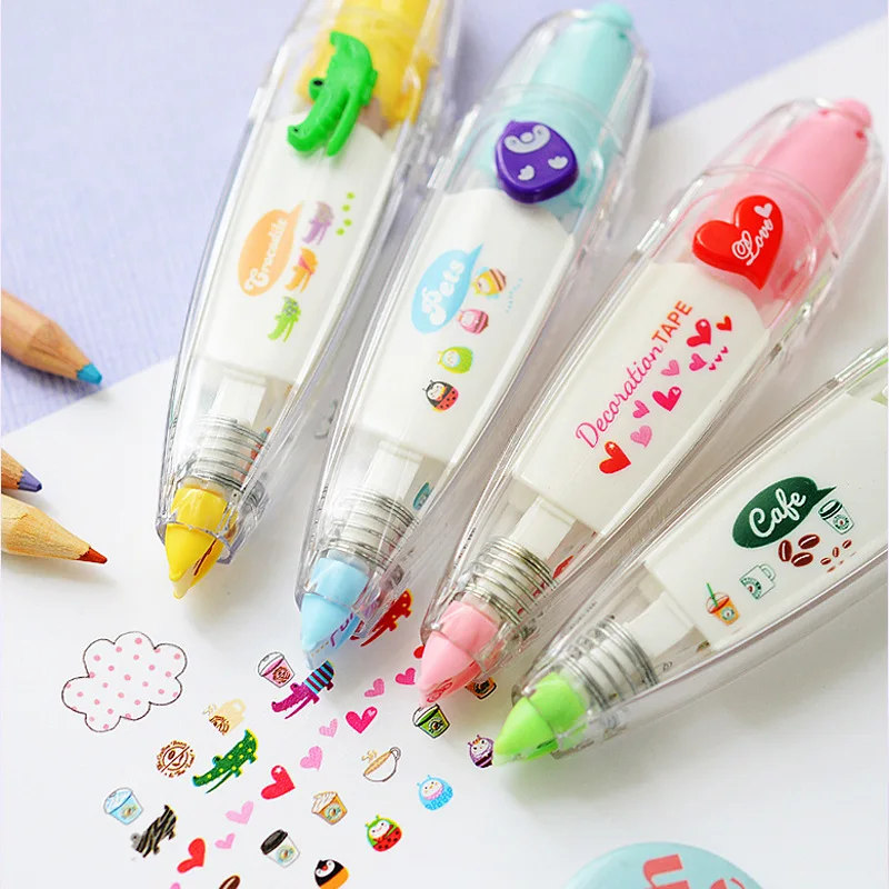 Cute Animal Snails Correction Tape Stationery Office School Supplies YCHAJQ 