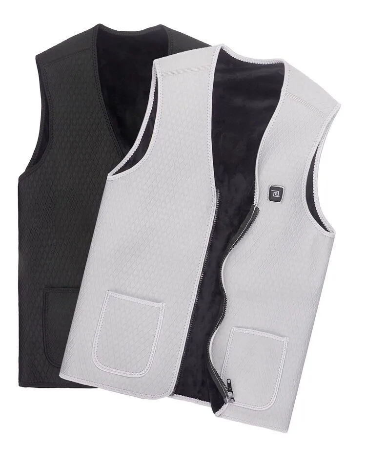 

USB Infrared Electric Heating Vest heated Jacket MEN WOMEN Winter Thermal Waistcoat USB heater Fishing Hiking heated vest Jacket