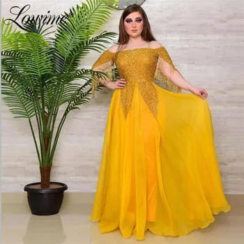 

Gold Glitter Party Dresses Off The Shoulder Prom Dress 2020 Robe De Soiree Saudi Arabia Middle East Women Evening Gowns Aibye