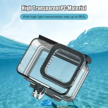 

Waterproof Camera Housing Case 40M Housings Photography Accessory Compatible with Insta360 ONE R 4K Wide Angle Action Cameras