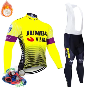 

2019 Pro Team Italia Cycling Jersey 9D Set MTB Uniform Red Bike Clothing Mens Winter Thermal Fleece Bicycle Clothes Cycling Wear