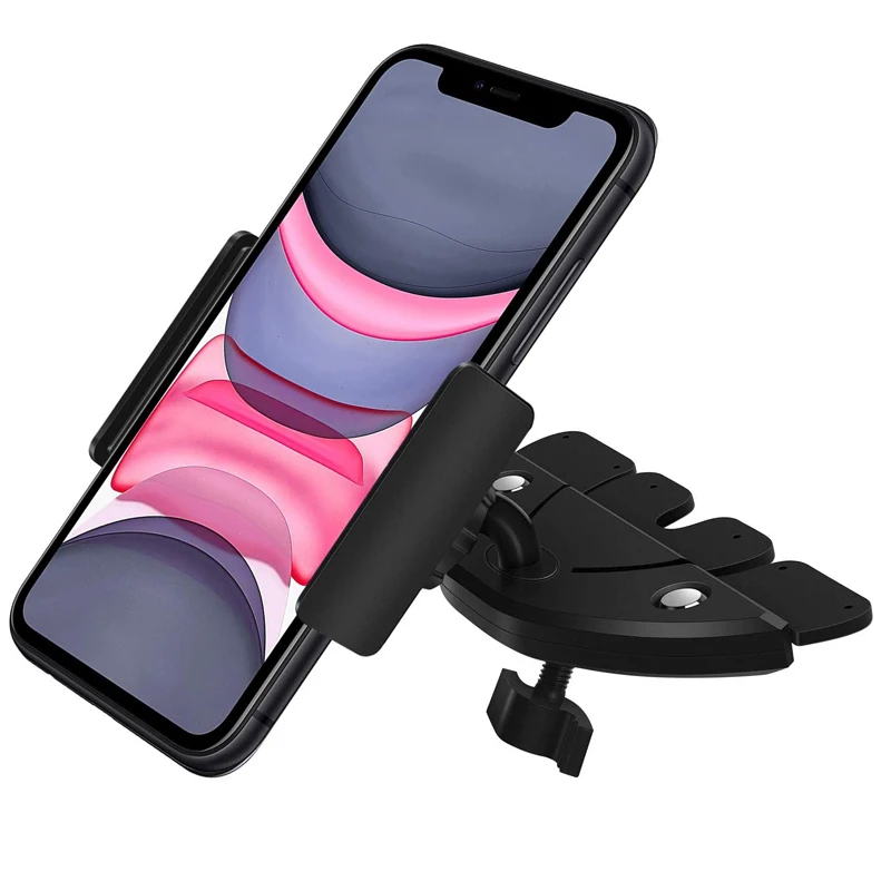 XMXCZKJ Universal CD Slot Car Mount Phone Holder With Spring Holder 360