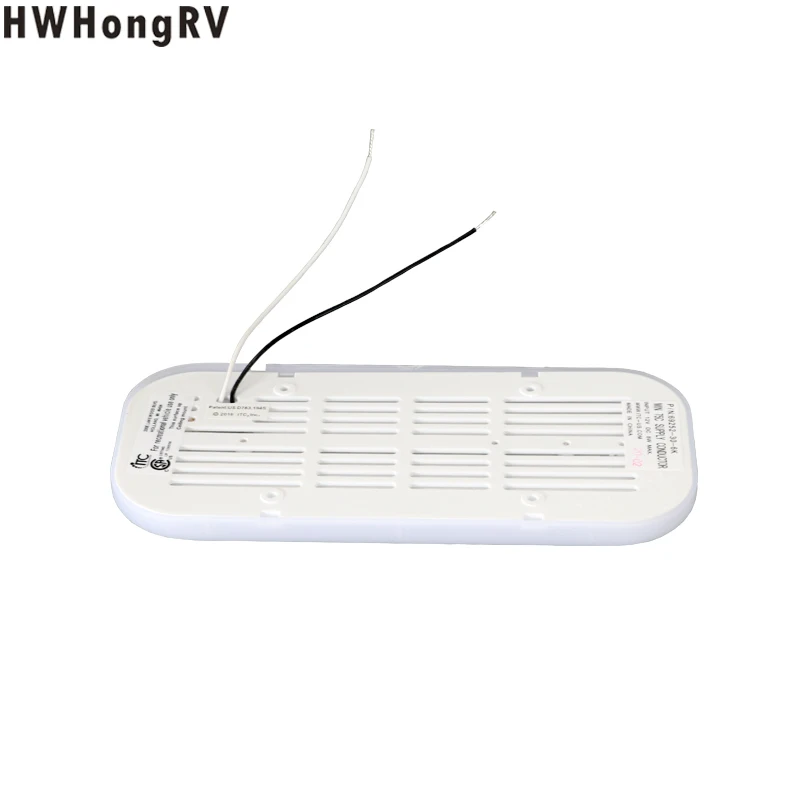 RV LED Ceiling Overhead Light Have Two Color Temperature Options: 3000k and 6000k, Rectangular Light without Switch