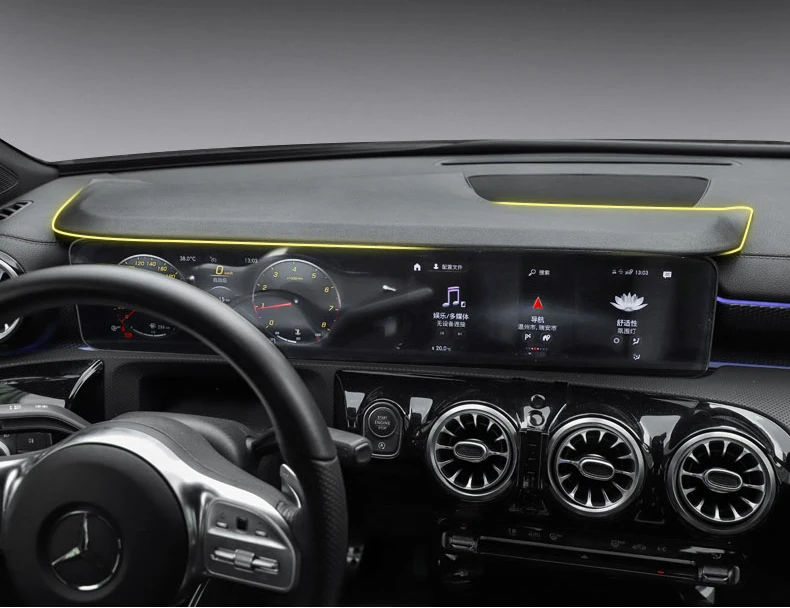 Lsrtw2017 для Mercedes Benz A Class A180 A200 Приборная панель автомобиля Солнечный свет-отражающий экран от солнца накладки на панель аксессуары для интерьера