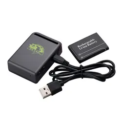 Minirrastreador GSM GPRS GPS en tiempo Real, dispositivo localizador de seguimiento de vehículos, TK102B, Control remoto de alarma de velocidad, antirobo