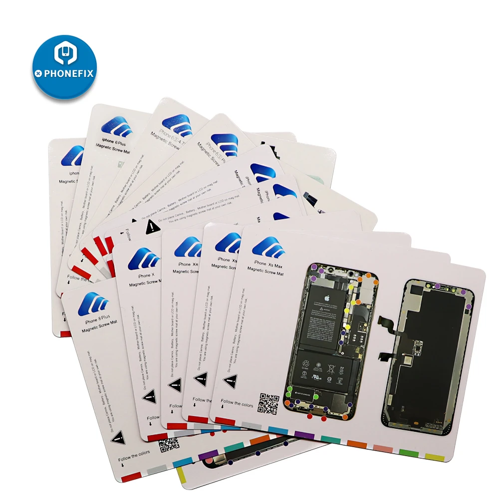 Магнитный коврик для винтов ремонта электроники iPhone 8 8P 7 7P 6 6S 6P 6SP|repair pad|screw matmagnetic