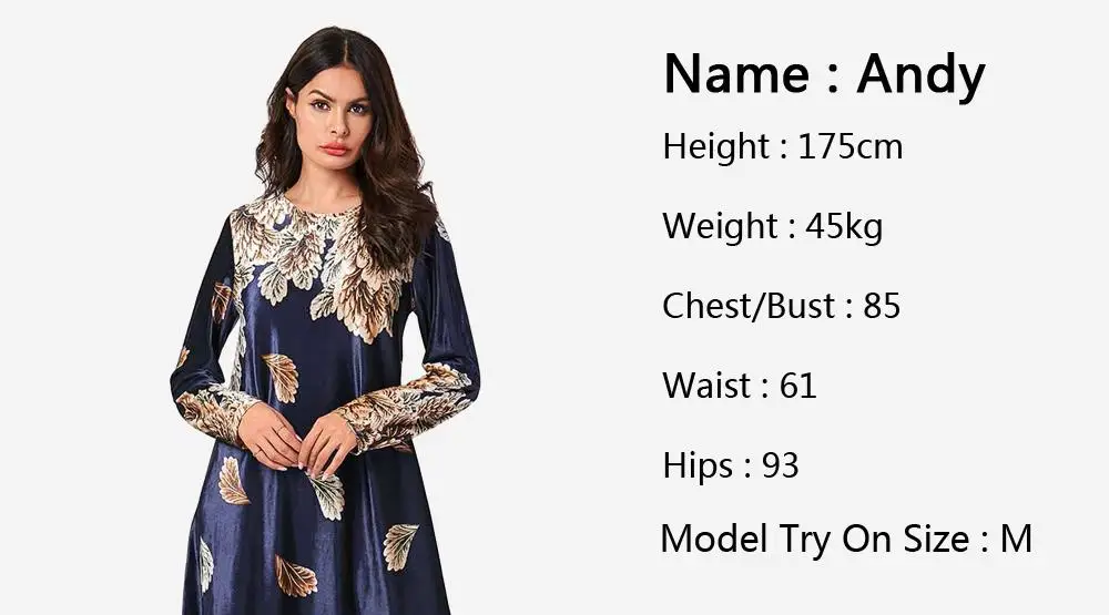Винтажное Цветочное платье abaya из бархата jilbaw мусульманское женское длинное Макси платье кафтан халат платье с круглым вырезом с длинным рукавом напечатано арабское модное