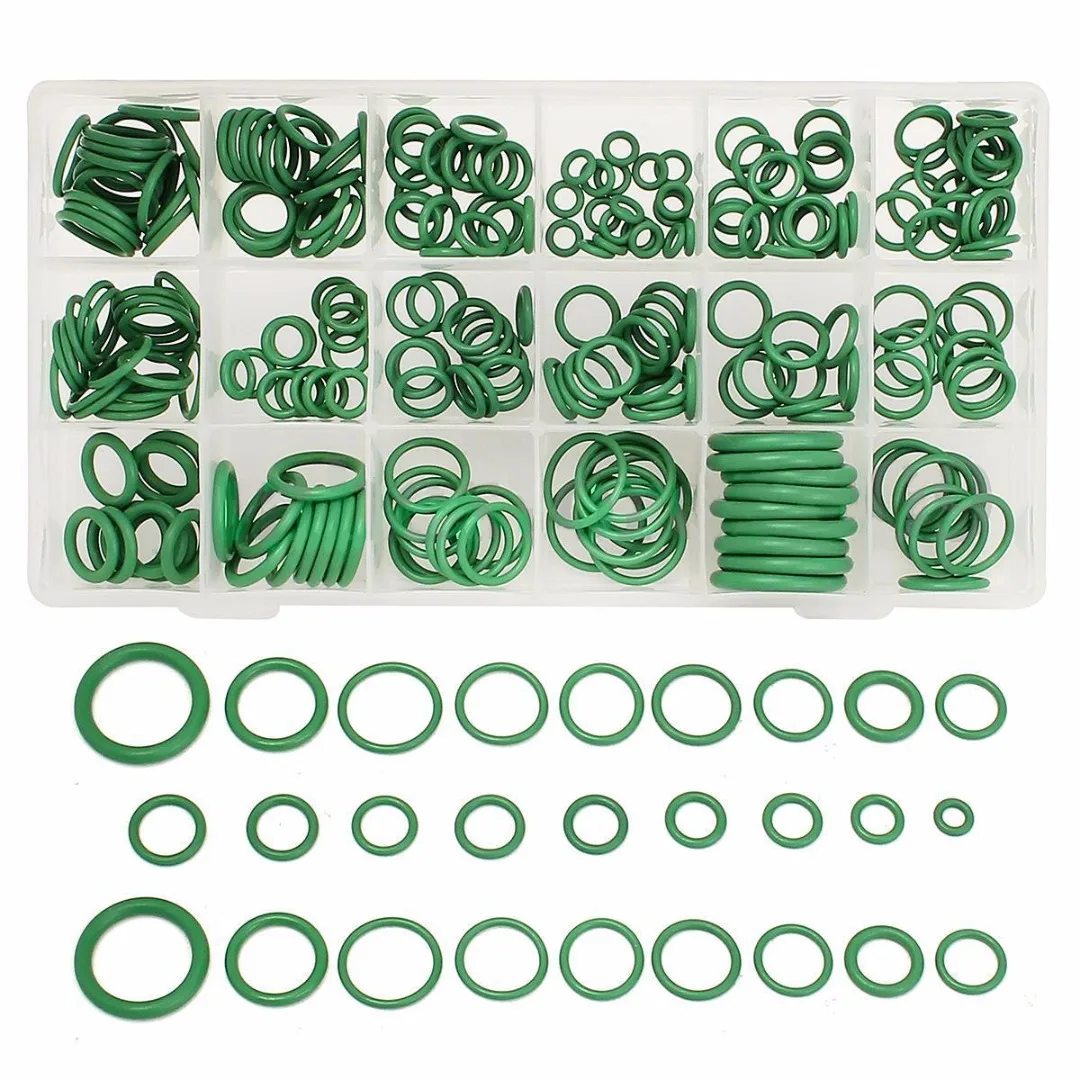 DWZ R134a Valve Core Quick Remover Tool + 265Pcs A/C R12 Car O-Ring Assortment Kit