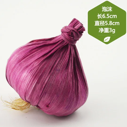 Искусственные фрукты для имитации фруктов для фотосессии, пенный красный перец, овощи для украшения дома, год AS07 - Цвет: garlic