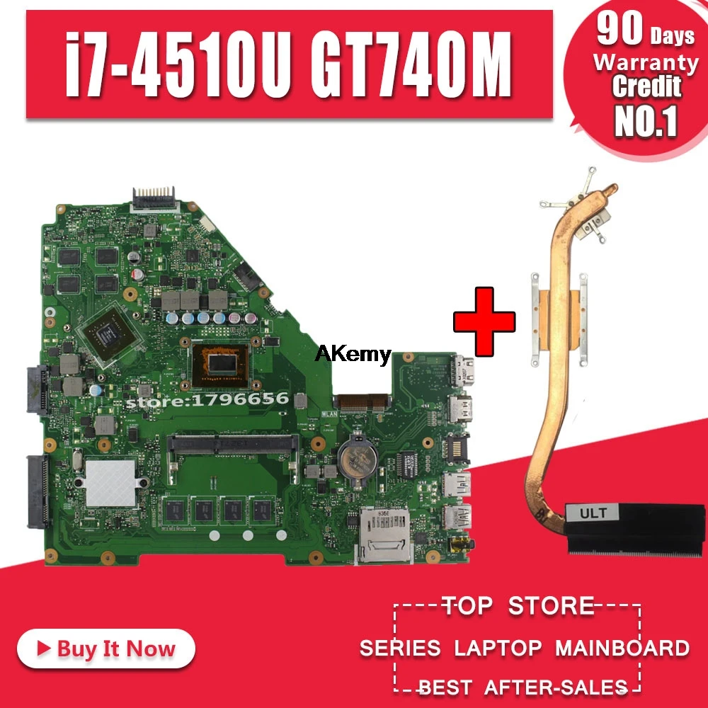 GT740M I7-4510U 4 Gb Ram X550CC Moederbord REV2.0 Voor Asus X552C X550CC X550CL Y581C Notebook Moederbord X550CC Moederbord GT740M I7-4510U 4 Gb Ram X550CC Moederbord REV2.0 Voor Asus X552C X550CC X550CL Y581C Notebook Moederbord X550CC Moederbord