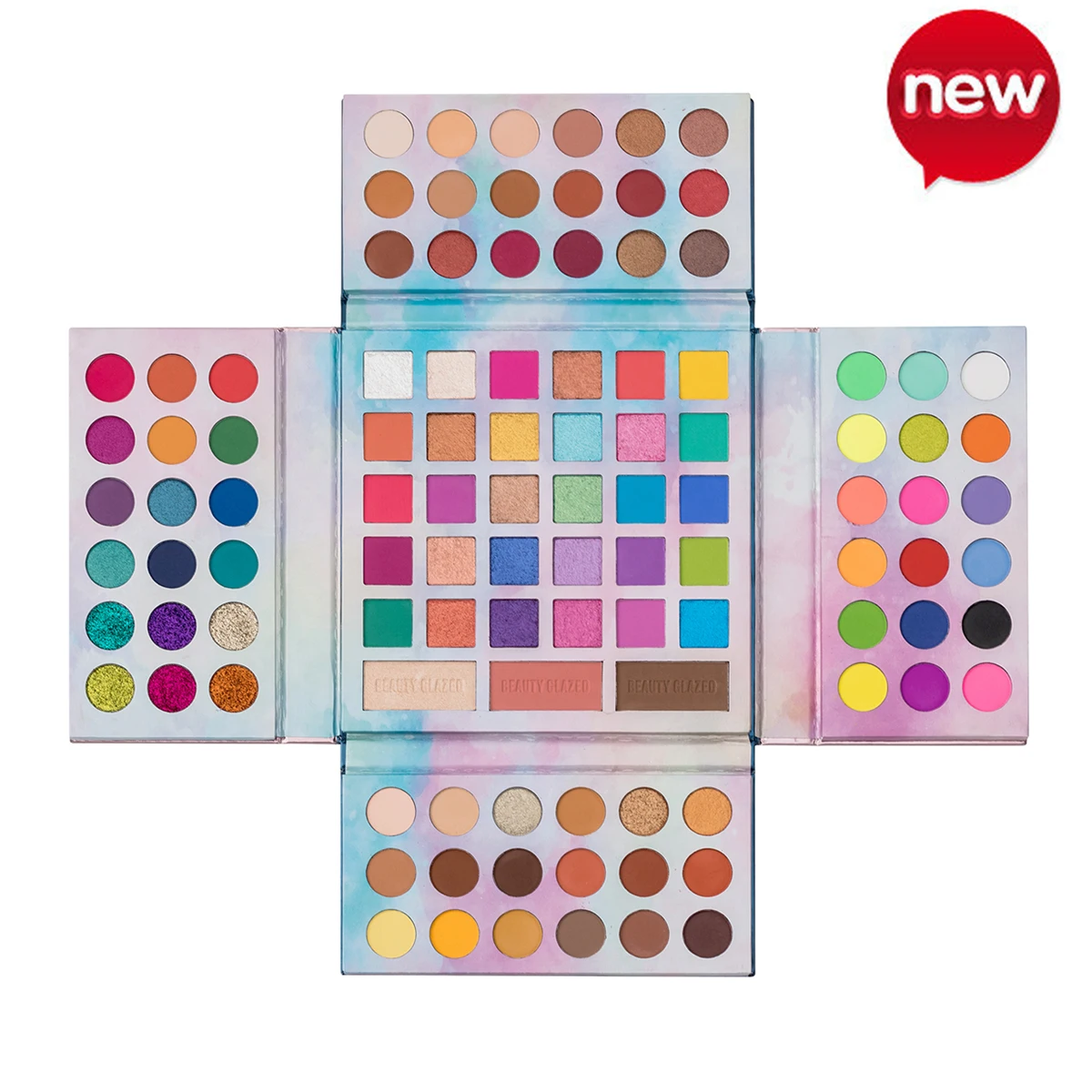 Beauty Glazed Eyeshadow Palette Colorful Shadows pallet Glitter Highlighter Shimmer Make Up Pigment Matte Eye Shadow Pallete