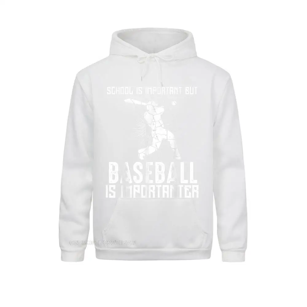 thumbnail image 1 of La escuela es importante, pero el béisbol es más importante. Sudadera con capucha divertida para hombre. Sudadera con capucha cómoda y ajustada., 1 of 5
