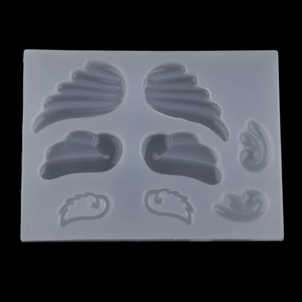 Angel Wing Design Silicone Mold Resin Jewelry Charms Making DIY Craft Mould Candy Chocolate Making Mold
