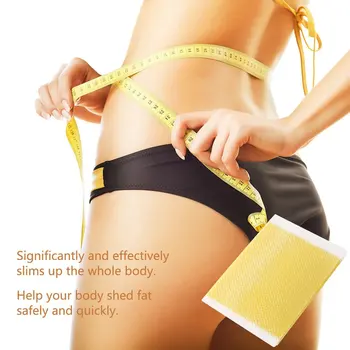 

10pcs/bag Weight Loss Plaster Paste Slimming Fat Burning Self-heating Thin Leg Arm Body Plaster Diet Product Navel Sticker