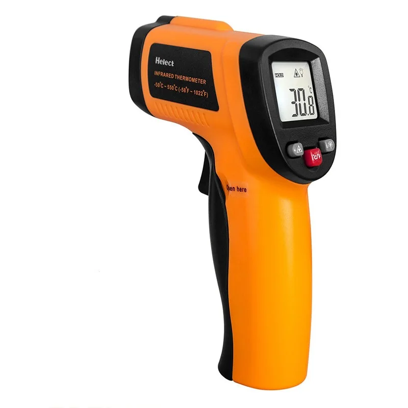 SJ Non-Contact Laser LCD Display IR Infrared Digital C/F Selection Surface Temperature Thermometer Pyrometer Imager Kitchen