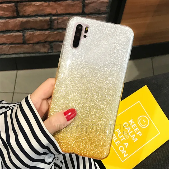 Цвет: желтый С сияющими блестками силиконовый чехол для samsung Galaxy A50 A30 A70 A20 A20E A10 A40 A60 A80 A90 M10 M20 M30 M40 Чехол Мягкий ТПУ чехол с мультипликационным рисунком - Цвет: Цвет: желтый