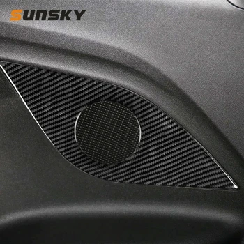 

2 PCS Car Carbon Fiber Rear Horn Decorative Sticker for Chevrolet Camaro 2017-2019