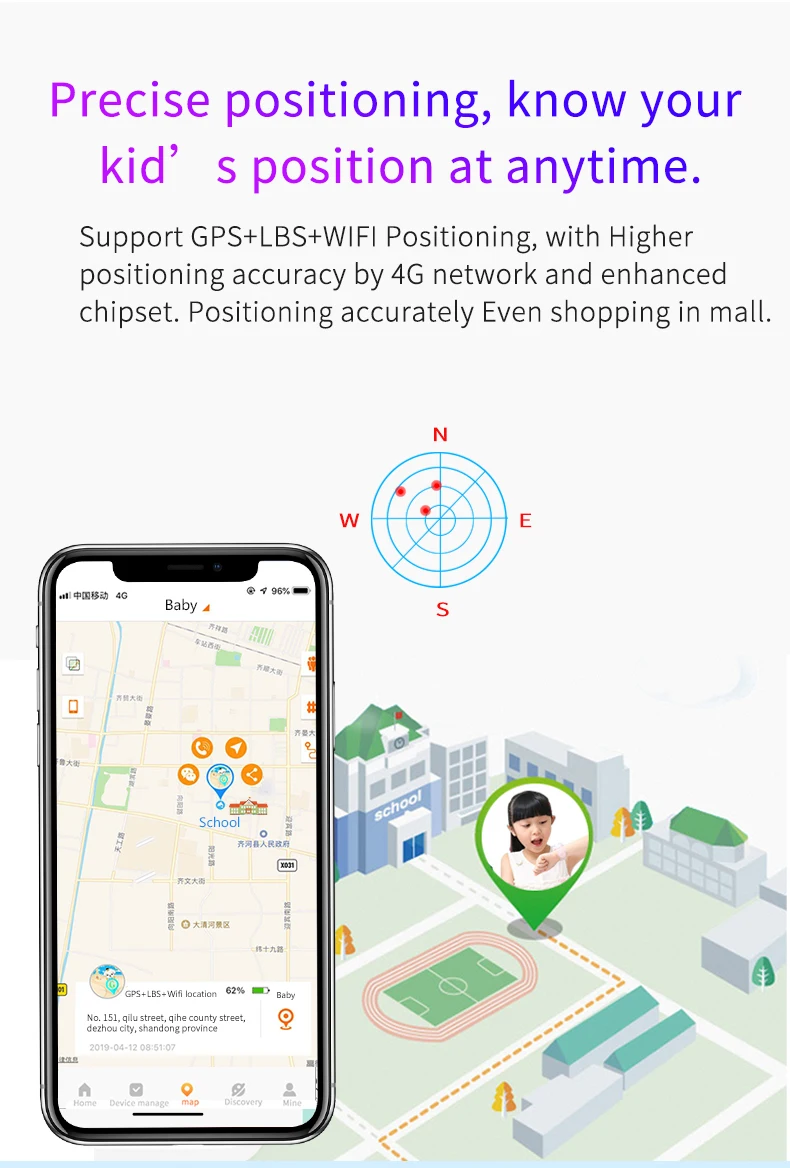 S5 водонепроницаемые Смарт-часы Детские 4G gps wifi LBS трекер телефон часы SOS видео звонок для детей анти-потеря монитор Детские умные часы