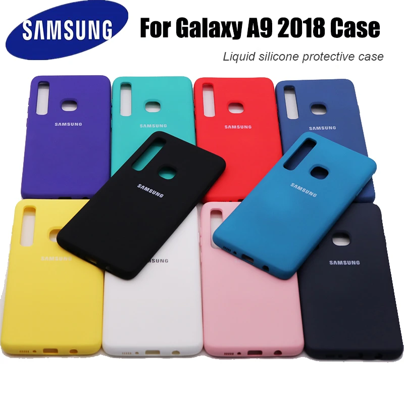 phone purse For Samsung A9 2018 Case Candy Color Soft Silicone Bumper Cases On Samsung Galaxy A9 2018 Phone Case For Samsung A9 2018 Cover best iphone wallet case