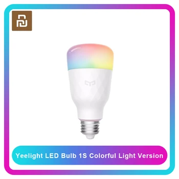 

YouPin Smart LED Bulb 1S YLDP13YL 8.5W RBGW Work With Mijia Homekit AC100-240V 1700K-6500K E27 800lm Desk Floor Table Lamp