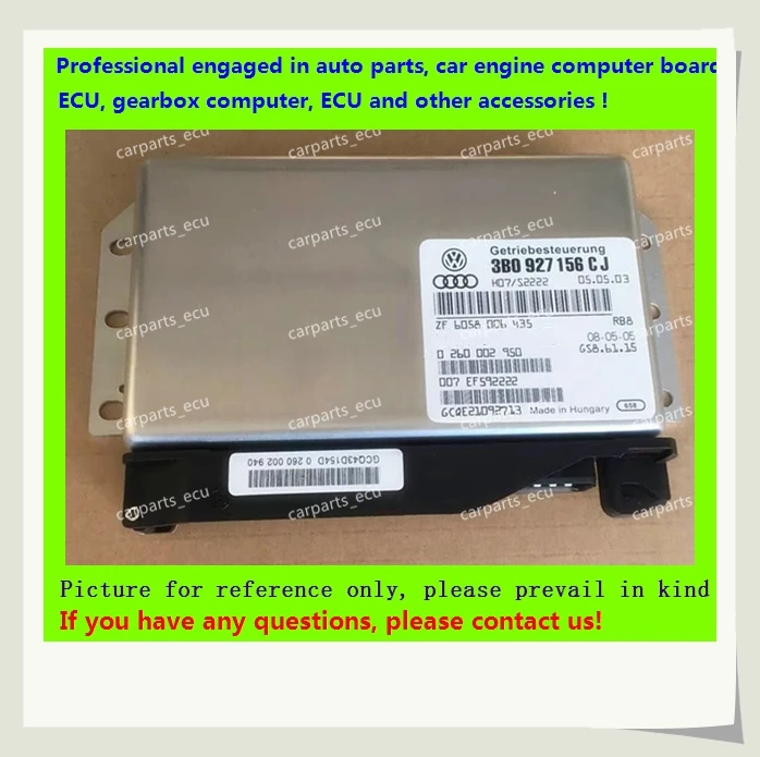  For Passat Car Transmission computer /01V Gearbox computer/01V TCU/3B0927156CH/8D0927156DJ/4B092715
