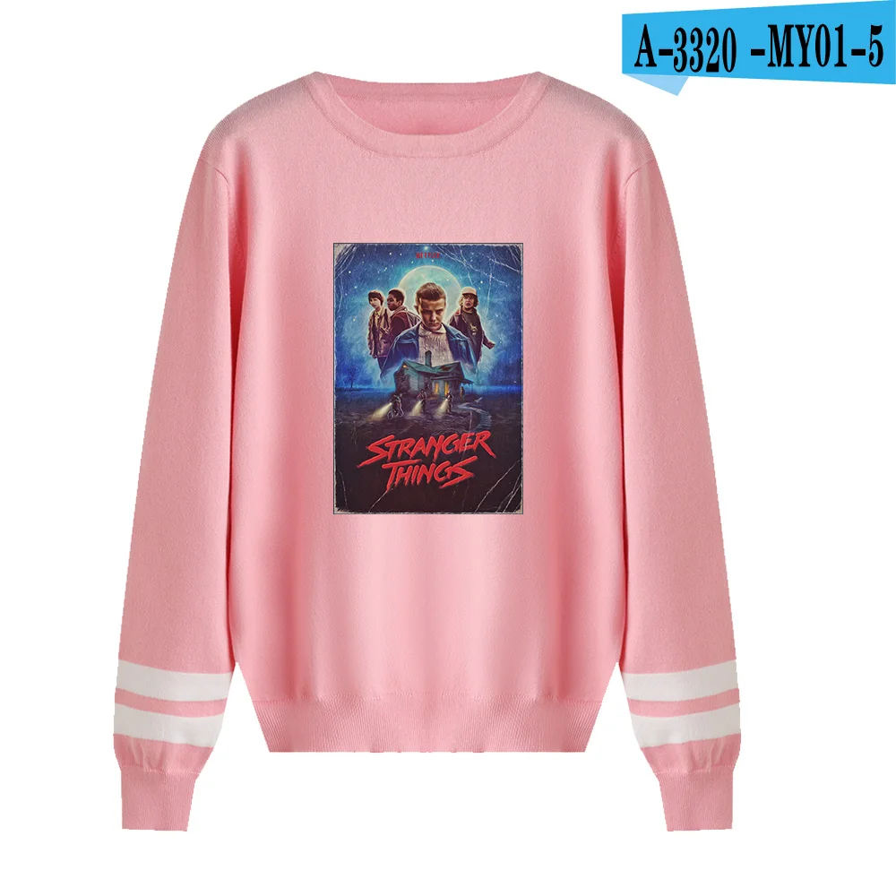 pink Необычные вещи без шапочки Толстовка для мужчин/женщин осень зима горячая распродажа модный принт длинный рукав теплый повседневный вязаный Повседневный свитер Топы - Цвет: pink