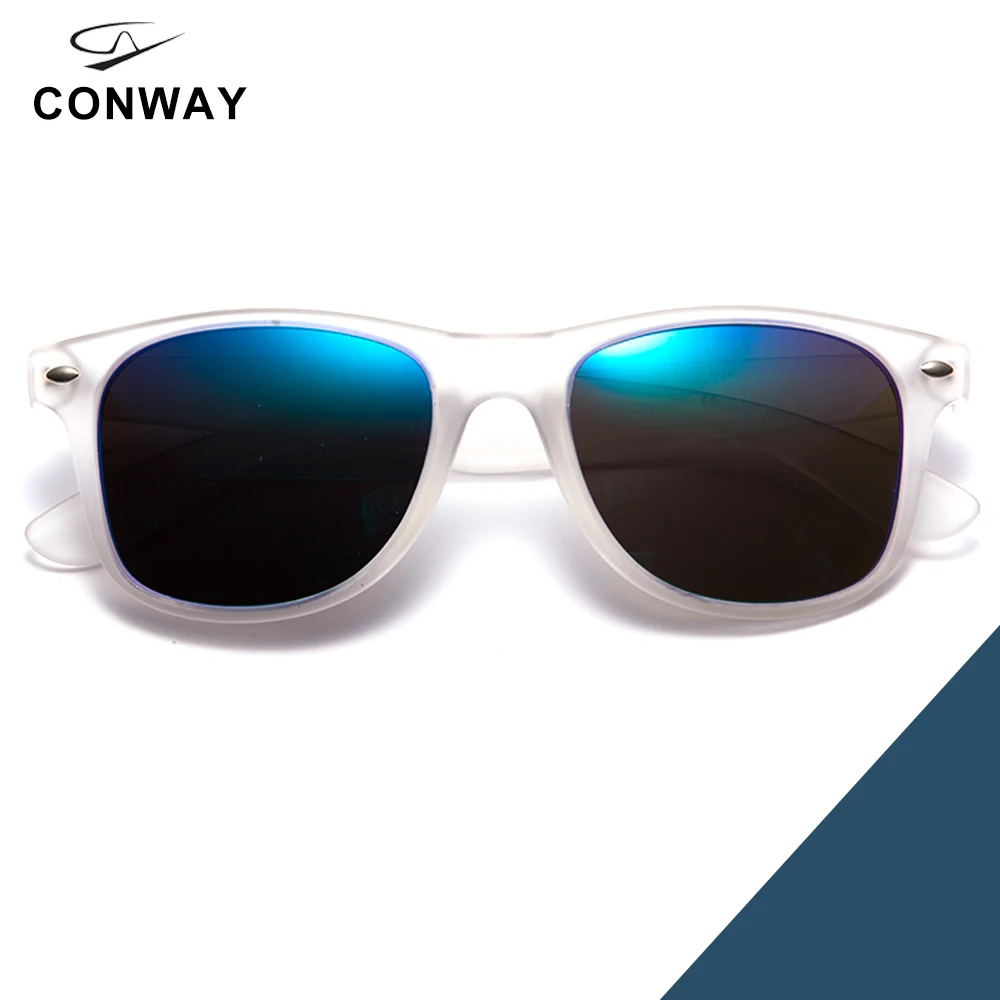 Trans-Cyan Conway, винтажные брендовые дизайнерские солнцезащитные очки для мужчин и женщин, поляризованный Ультрафиолетовый блок, солнцезащитные очки с чехлом, несколько цветов на выбор - Цвет линз: Trans-Cyan