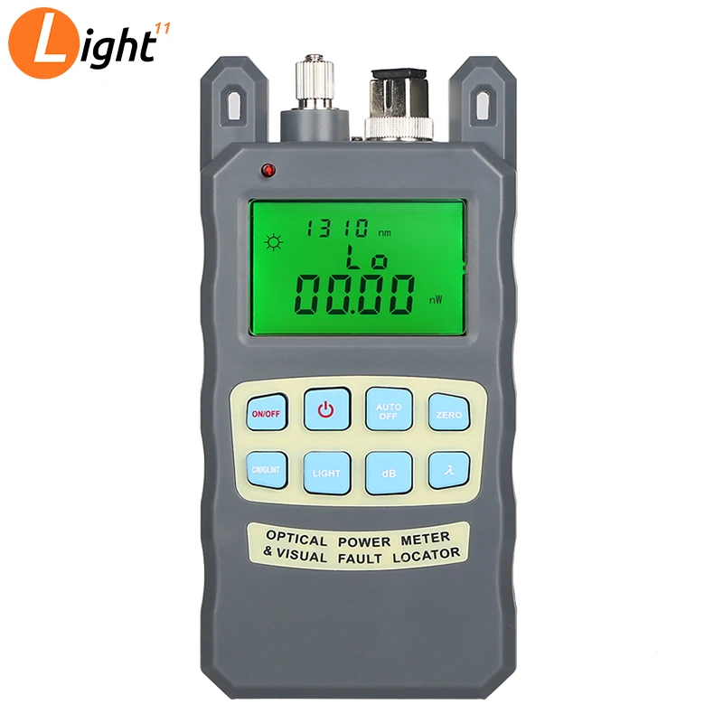 

Gray 10MW AUA-80A optical power meter red light machine fiber light decay tester red light source 10 km