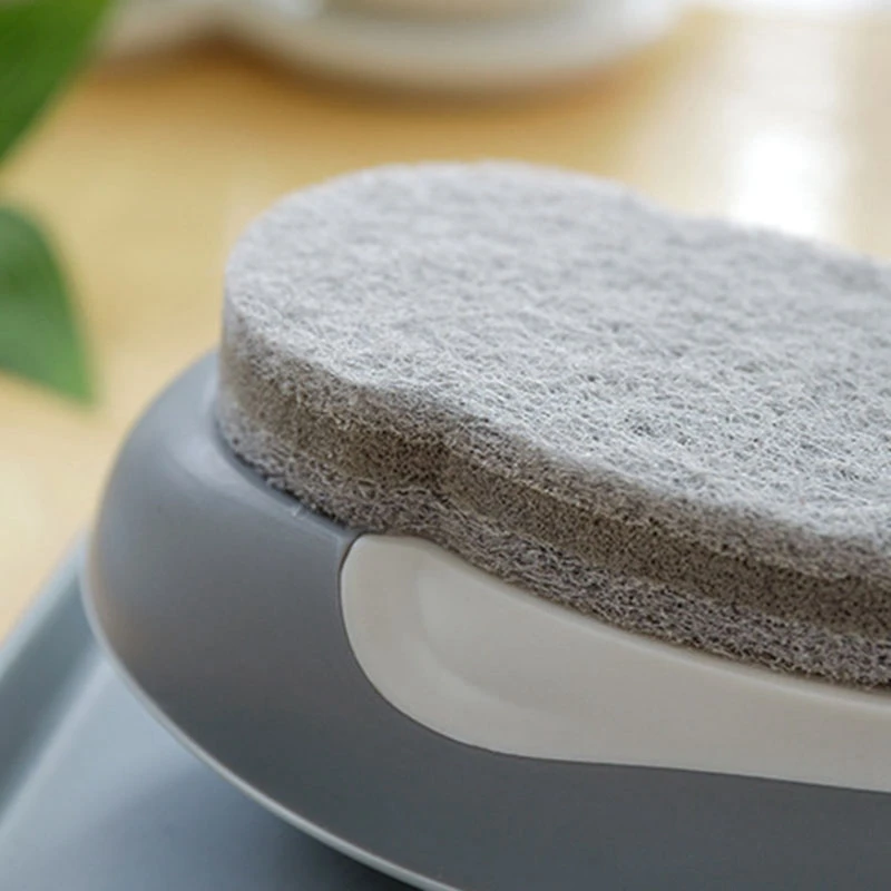 Многофункциональная щетка для уборки креативная изогнутая простая практичная щетка для чистки плитки для ванной комнаты губка для кухни 6 шт