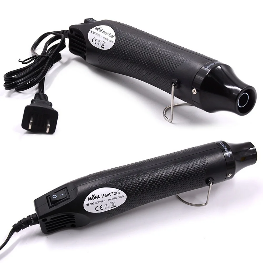 Thermostatic Hot Air Gun Heat Shrinkable Film Setting Tool Rubber Stamp DIY Manual Clay Mud Heating Clay Hair Dryer