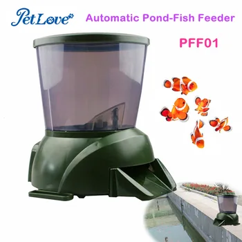 

Will Capacity Pond Automatic Fish Feeding Device Timing Ration Programmable Bring Display Pond Fish Feeder