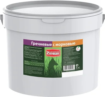 

Quadrupeds quadrupeds GOURMET GOURMET porridge for adult dogs with vegetables Buckwheat