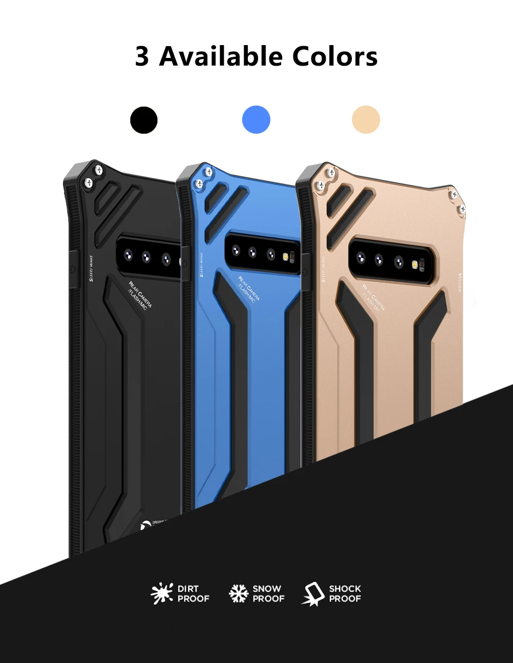 Для samsung S10 Plus чехол Роскошный Жесткий металлический алюминиевый сплав ТПУ Гибридный противоударный Броня чехол для телефона samsung S10 Funda