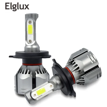 

Elglux 2Pcs H4 LED H7 No Error Car Headlight 3000K 6000K 8000K Auto Lamp H1 H3 H11 H27 880 9005 9006 Min Headlamp Fog Light