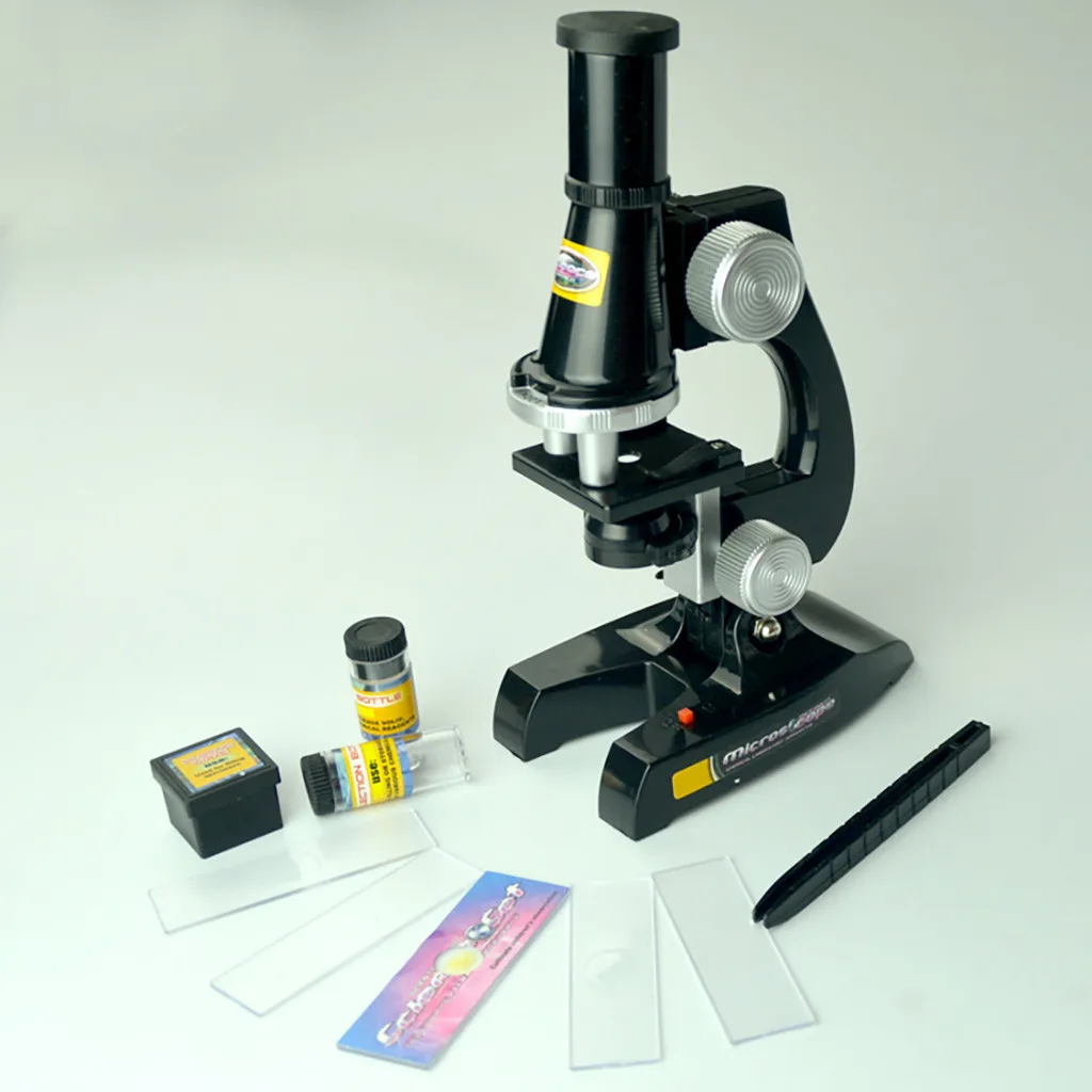

Early education children 450 times adjustable focus microscope kit toy 8.1A