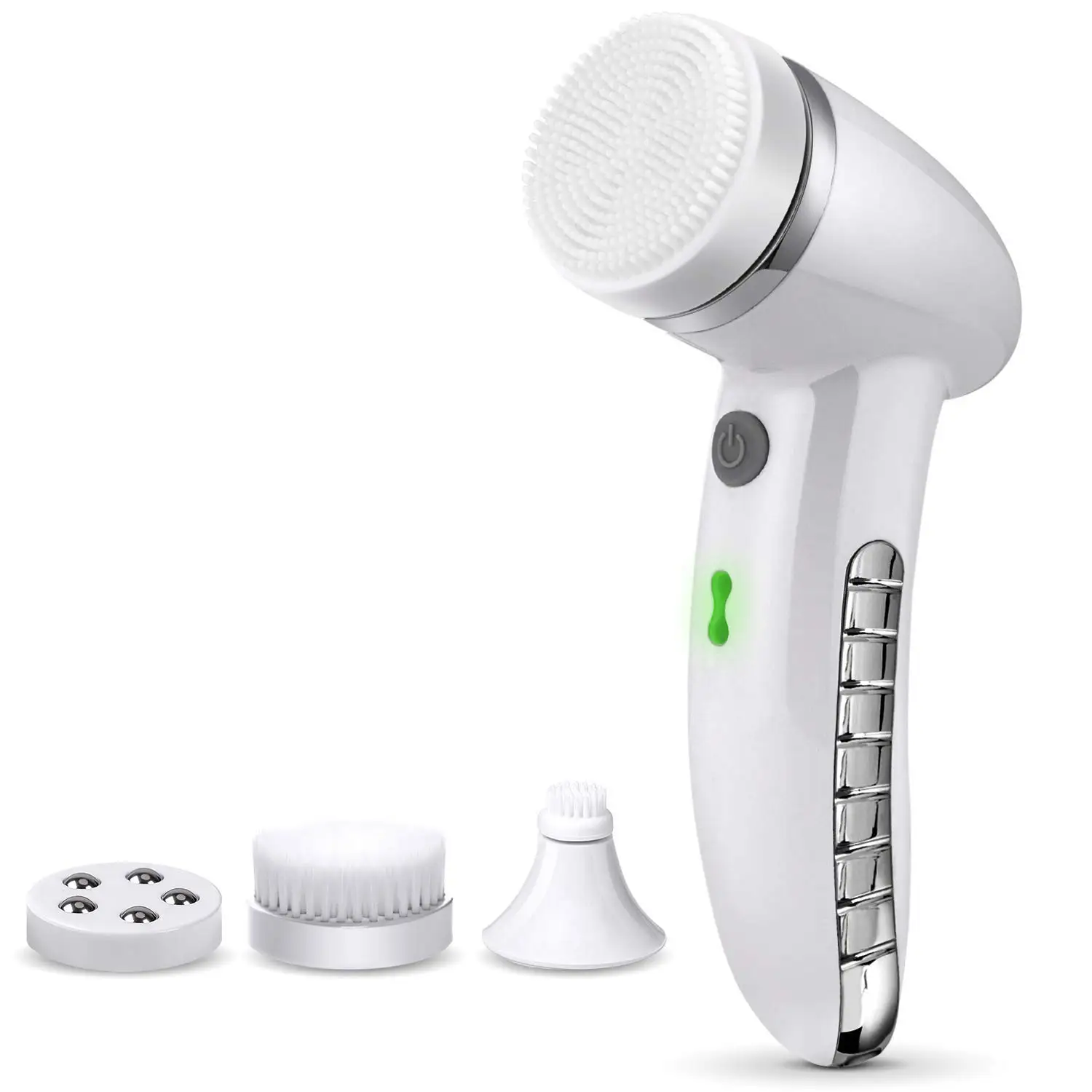 4 In 1 Donne Elettriche 100% Lavaggio Sicuro Spazzola Per La Pulizia Del Viso Ipx6 Usb Apparecchio Per La Pulizia Del Viso Elettrico Femminile Nu Cura