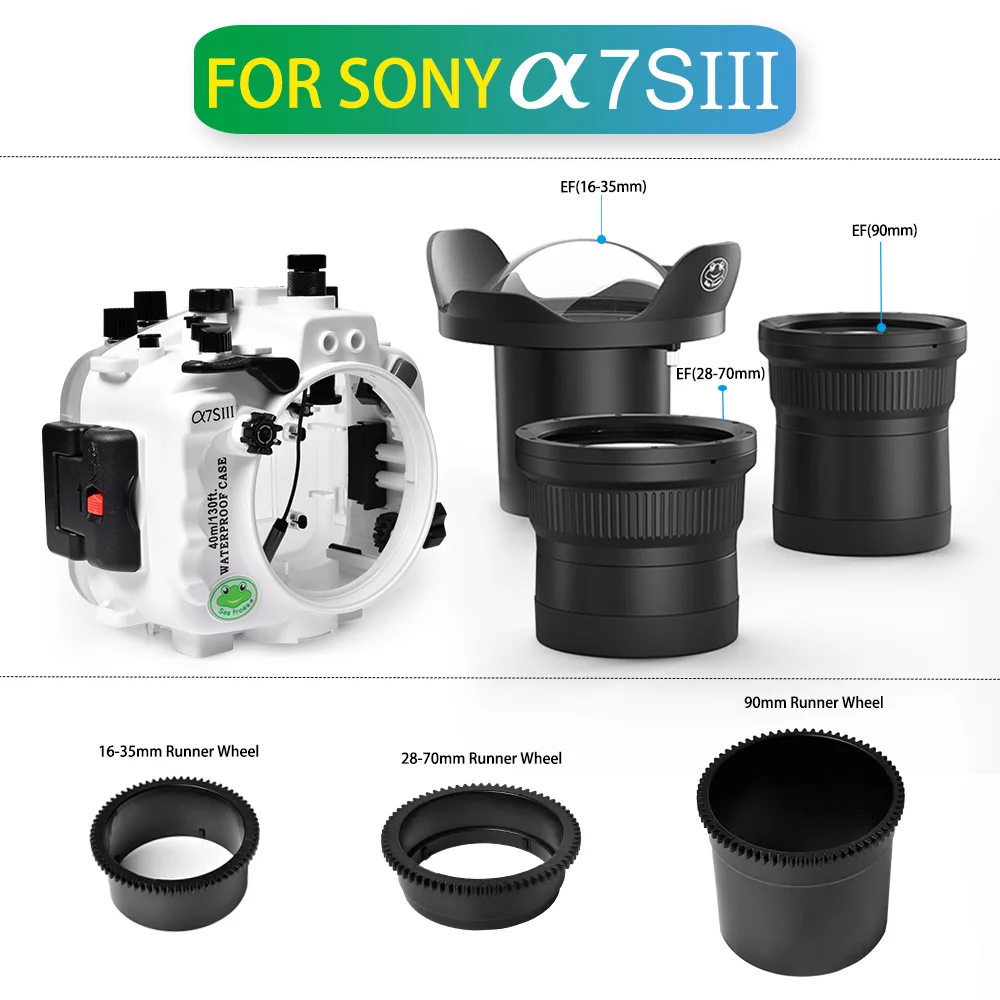 Underwater Housing Waterproof Sony A7iii 200DL Underwater Housing