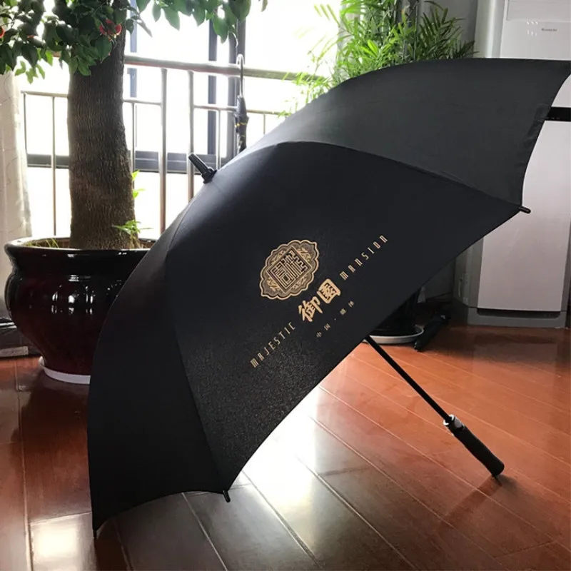 PALONY длинная прямая ручка полностью автоматический на заказ и печать зонтик цветной зонт из волокна стенд подарок реклама зонтик для гольфа